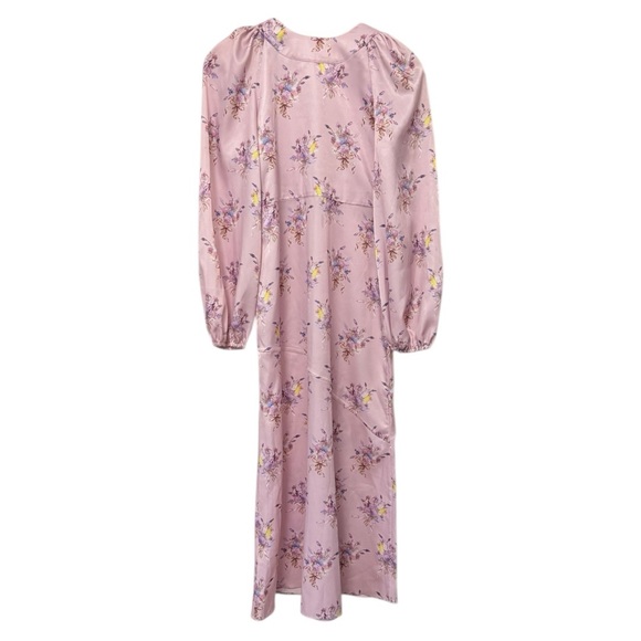 LoveShackFancy | $595 Kinnear Midi Dress in Ballet Slipper Pink, Size 4 - Picture 7 of 11